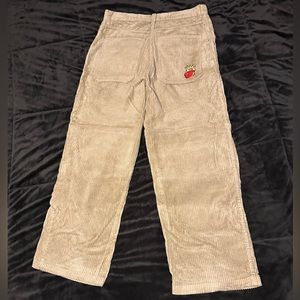 JNCO tan corduroy pipes 36x32